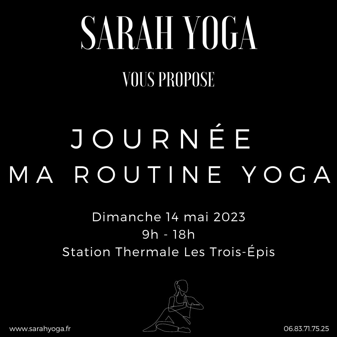 Journée ma routine yoga proposé par Sarah Ostermann